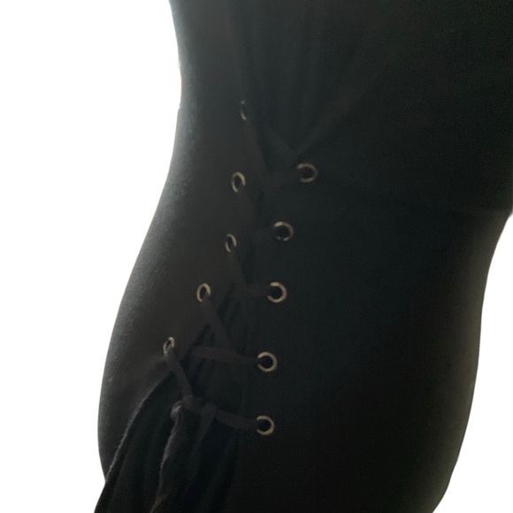 Rue 21 black ribbed knit dress - Picture 3 of 7